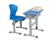 파란 단 하나 학생 책상 및 의자 세트, 교실 아이 책상 학교 가구