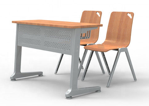 싱글 혹은 더블 좌석을 위한 강철 중학교 가구 학생 의자 교실 탁상 연구 테이블