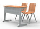 싱글 혹은 더블 좌석을 위한 강철 중학교 가구 학생 의자 교실 탁상 연구 테이블