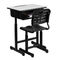 아이들 교실 가구 H750*W600*D550mm 검은 책상과 의자